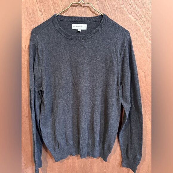 Hawker Rye Gray Cashmere blend Sweater Size M - Picture 1 of 8